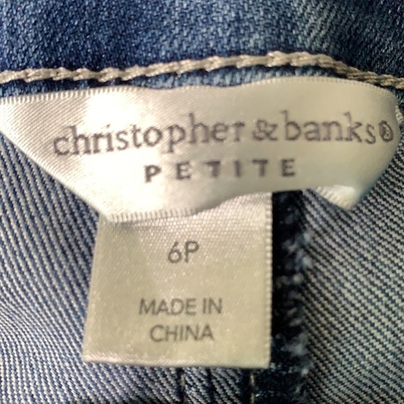 Christopher & Banks jeans size 6p - Picture 6 of 8